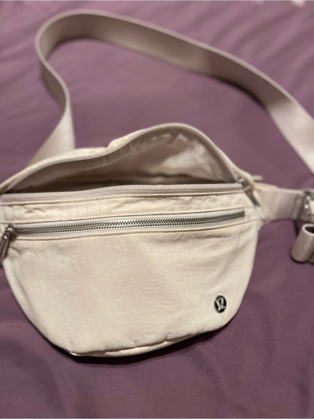 Lululemon Cream Crossbody Belt Bag - Women's Everyday Sling